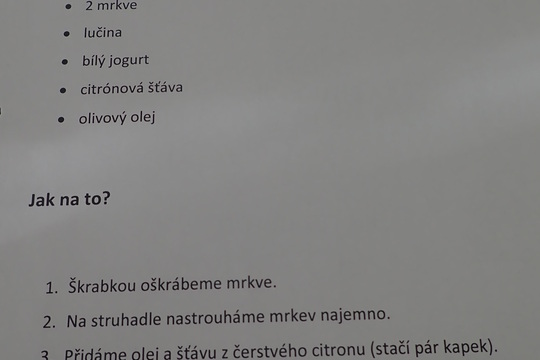 Příprava mrkvičkové pomazánky  1