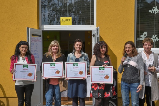 Bronzový certifikát pro MŠ Hradec nad Moravicí a odloučená pracoviště Kajlovec, Bohučovice, Jakubčovice 1