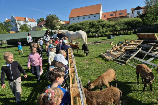 Návštěva rodinné farmy v Dobroměřicích Návštěva rodinné farmy v Dobroměřicích 1