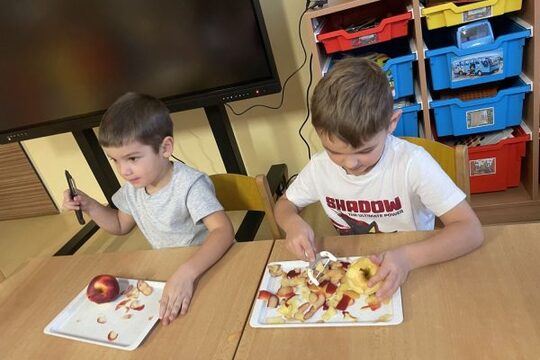 Podzimní dílna a příprava jablečného závinu 1