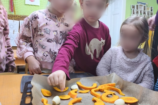 Pomazánka z pečené dýně a mrkve Pomazánka z pečené dýně a mrkve 1