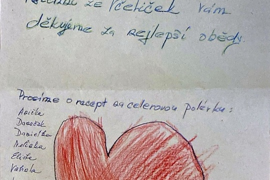 Dopis pro naše kuchařinky 1