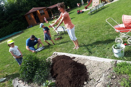 Zapojení rodičů do našeho zahradničení 1