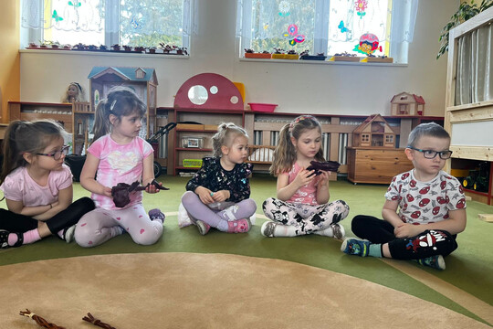 Vejce a červené zelí - Kytičky 1