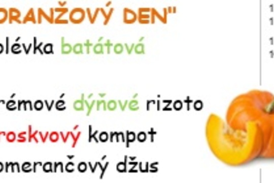 Oranžový den v MŠ Sluníčko Krupka 1