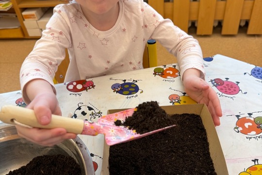 Zahradničení v třídě broučci 1