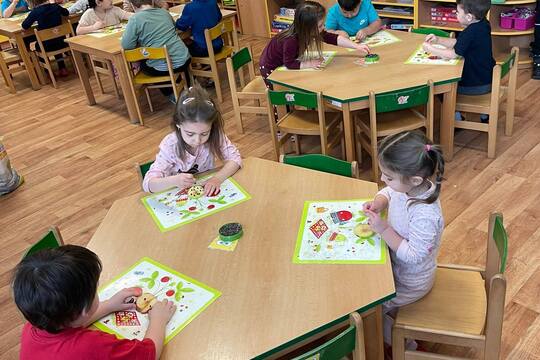 Krmení pro ptáčky z jablíček 1