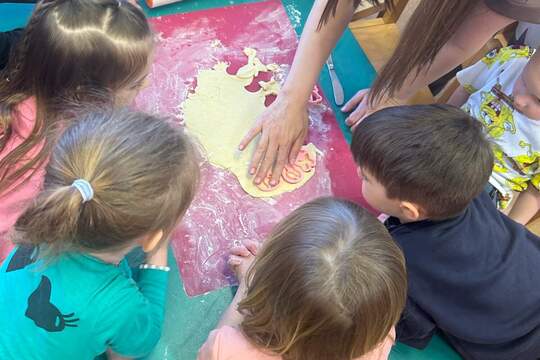 Velikonoční pečení sušenek 1