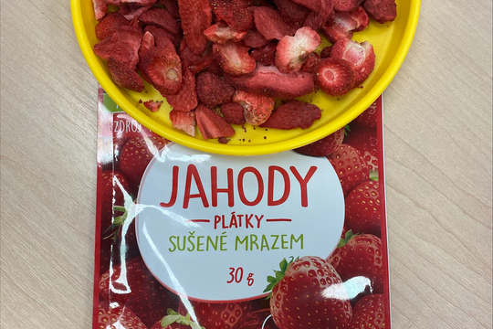 Jahody sušené mrazem 1