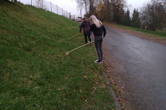 Podzimní práce na školním pozemku 1