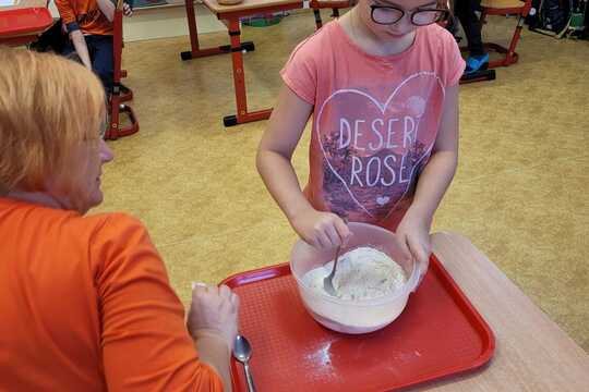 Halloweenské vaření a pečení v 1. a 2. ročníku 1