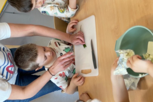 Pomazánky z rukou dětí 1