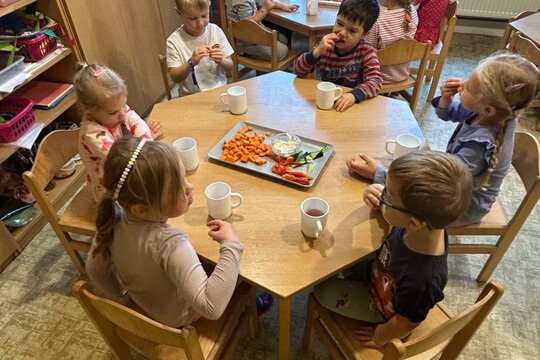 Děti si samy připravují zdravé svačinky 1