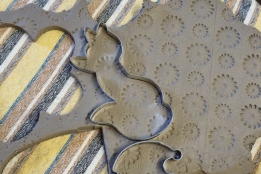Ježečci z MŠ Soběchleby - Práce s keramickou hlínou 1