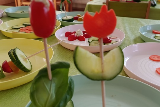 Zeleninové květinky 1