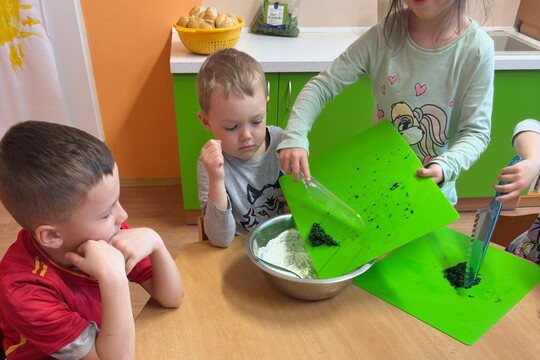 Připravujeme si svačinku - špenátová pomazánka 1