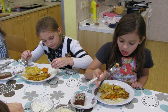 Třída Montessori ZŠ Oskol letos opět vaří 1