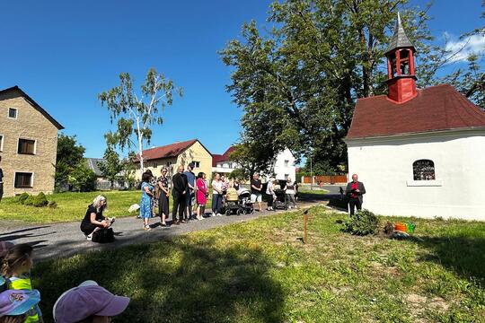 MŠ Sluníčko Soběchleby - Slavnostní setkání - převzetí stromku 1