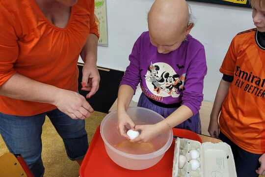 Halloweenské vaření a pečení v 1. a 2. ročníku 1