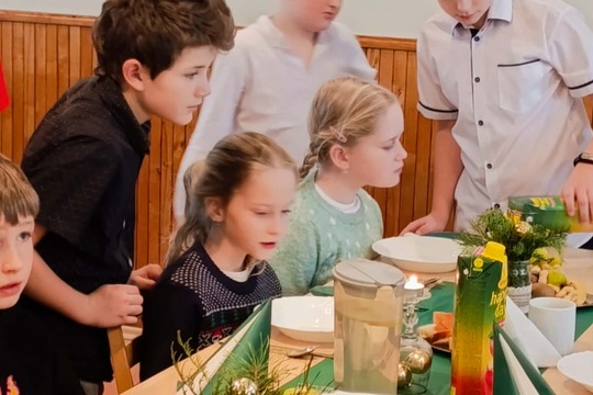 Sváteční vánoční tabule 1