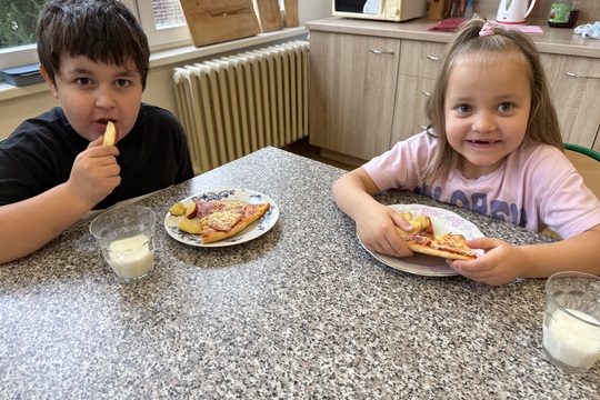 Zdravé vaření v přípravné třídě: Jednoduchá a chutná mini pizza 1