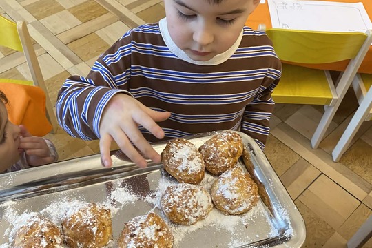 Tvarohové koblížky z trouby 1