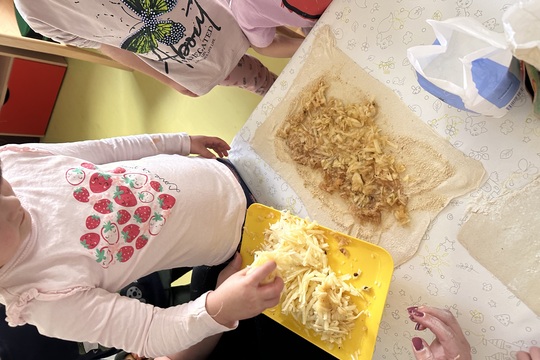 Podzimní dezert- jablko-dýňový štrúdl 1