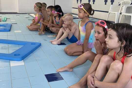 A je to tady!  – první lekce plavání 1