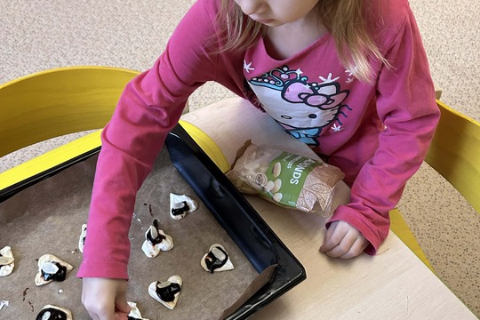 Srdíčkové koláče na Valentýna 1