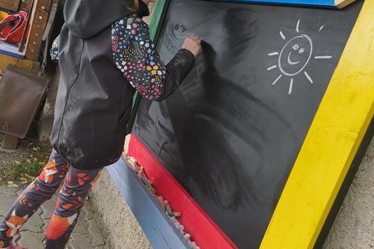 JARO na školní ZAHRÁDCE  1