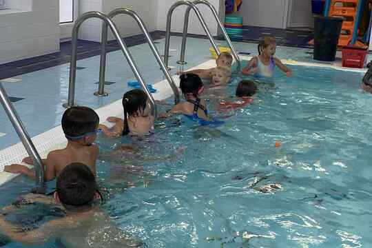 A je to tady!  – první lekce plavání 1