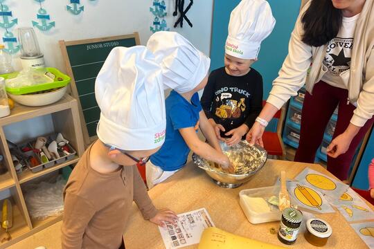 Svatomartinské rohlíčky v Modré třídě 1