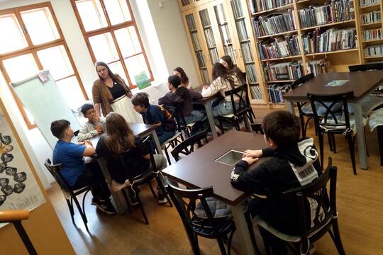 Návštěva Lounské knihovny 1