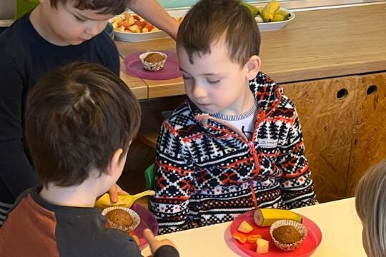 Naše narozeninová tradice - Zdravé narozeninové muffinky 1