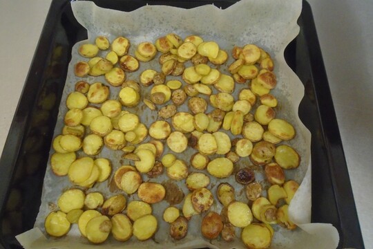 Pečené brambory a zdravý dip 1