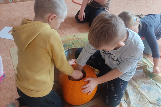 Podzimní dýňování ve školce Podzimní dýňování ve školce 1