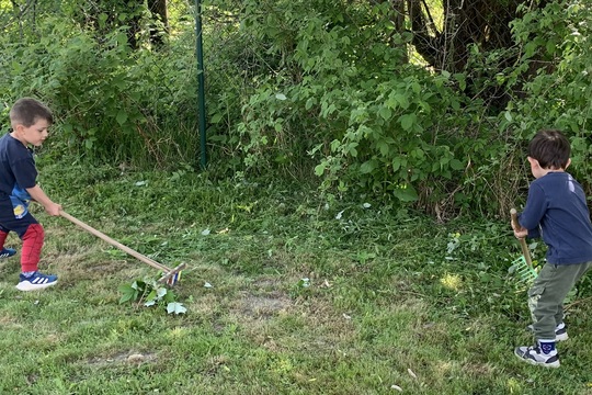 Školní brigáda rodičů s dětmi 1
