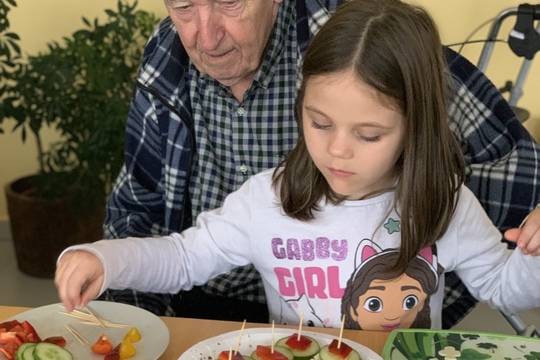 Zdravé jídlo spojuje generace 1