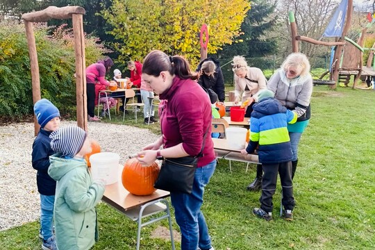 Dýňování na zahradě 1