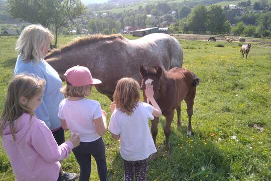 Návštěva farmy "Appaloosa". 1