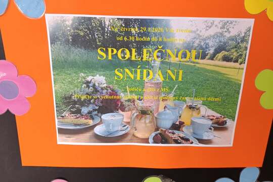 Společná snídaně s rodiči v MŠ 1