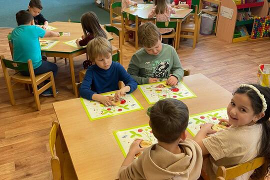 Krmení pro ptáčky z jablíček 1