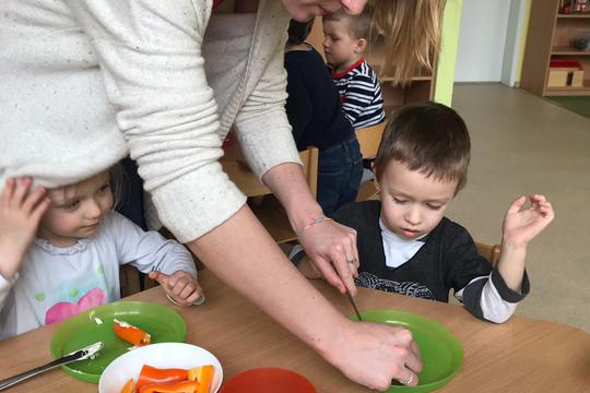 Chefs in Training - Stuffed Mini Peppers  1