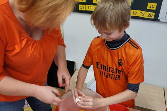 Halloweenské vaření a pečení v 1. a 2. ročníku 1