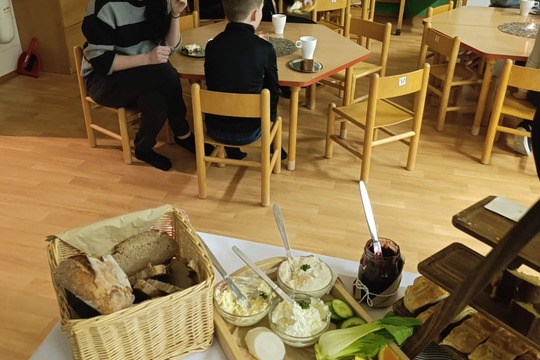 Společná snídaně s rodiči v MŠ 1