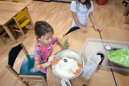 Sklízení mrkve a pečení mrkvových rohlíčků 1