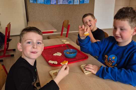 Halloweenské vaření a pečení v 1. a 2. ročníku 1