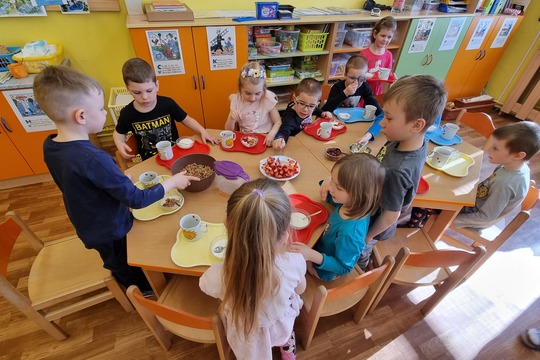 Ježečci - Granola s jablky, medem a skořicí 1