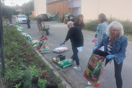 Příprava zahrádky a záhonku v nové mateřské škole Příprava zahrádky a záhonku v nové mateřské škole 1