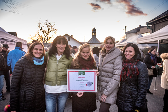 Oslava stříbrného certifikátu 1